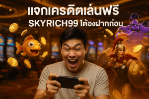 แจกเครดิตเล่นฟรี SKYRICH99 ไม่ต้องฝากก่อน