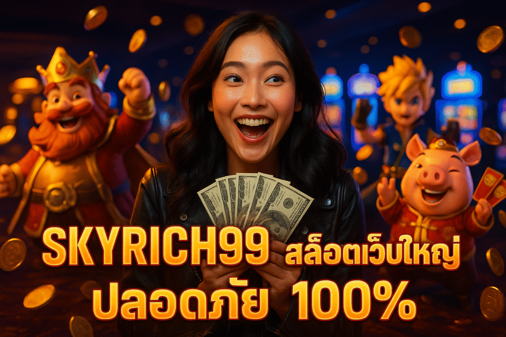 SKYRICH99 สล็อตเว็บใหญ่ ปลอดภัย 100%