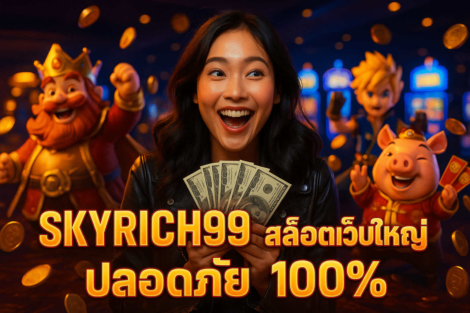SKYRICH99 สล็อตเว็บใหญ่ ปลอดภัย 100%