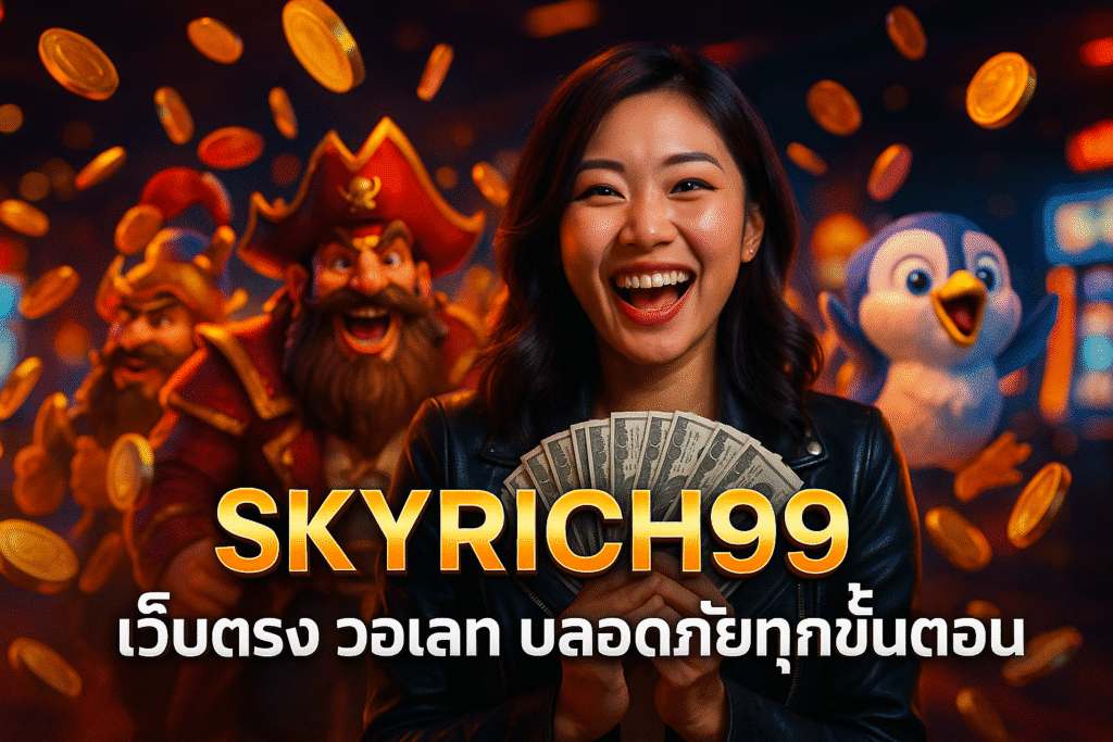 SKYRICH99 เว็บตรง วอเลท ปลอดภัยทุกขั้นตอน
